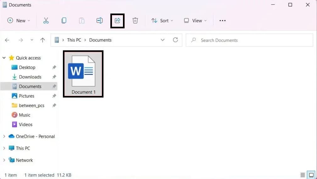 Share Button from Command bar to share files on Windows 11 Share Button from Command bar to share files on Windows 11