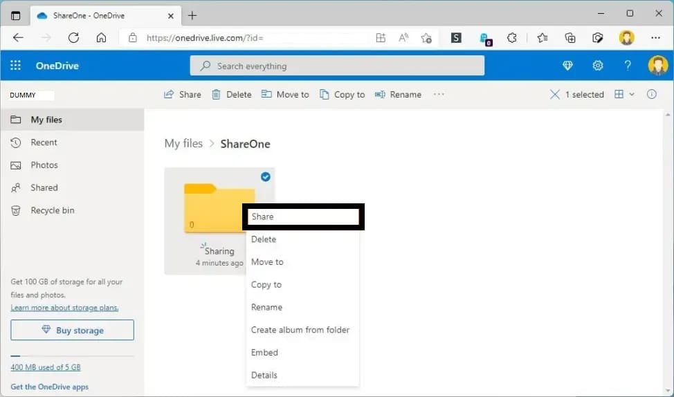 OneDrive to share files on Windows 11 OneDrive to share files on Windows 11