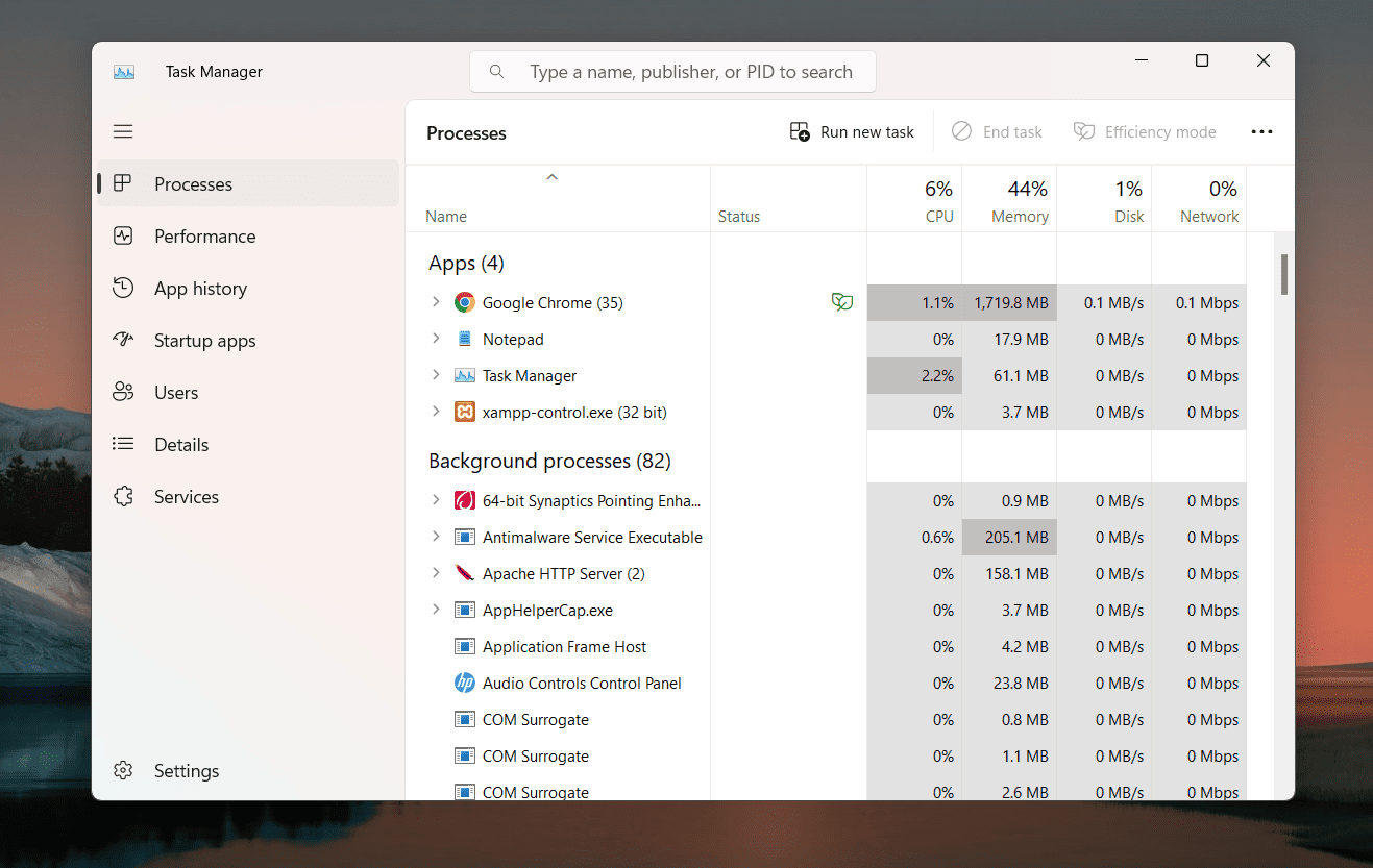 Task Manager Task Manager