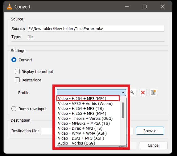 Chose Profile Chose Profile