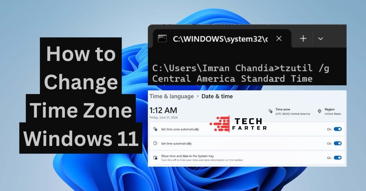 Change Time Zone Windows 11