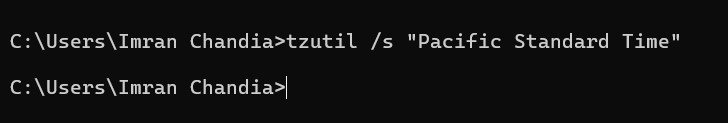 Change Time Zone in Windows 11 Using Command Prompt (CMD)