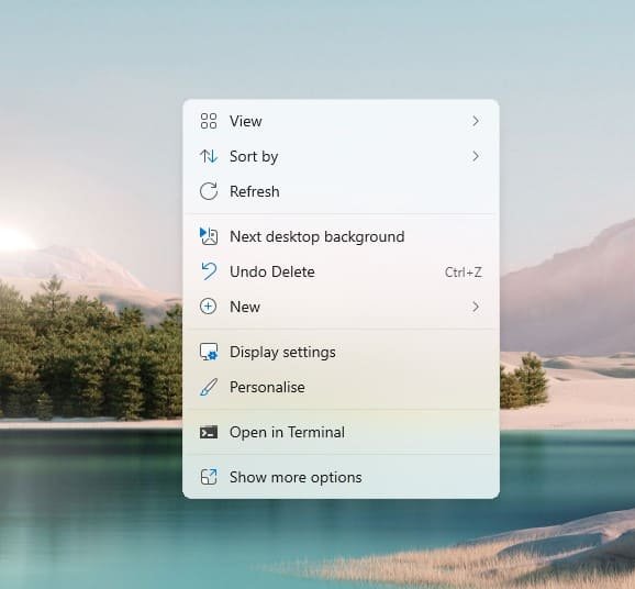 Change the Size of Icons from the Desktop