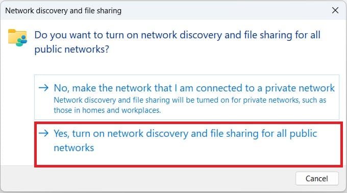 Using File Explorer: Enable Network Discovery and File Sharing in Windows 11 Using File Explorer: Enable Network Discovery and File Sharing in Windows 11