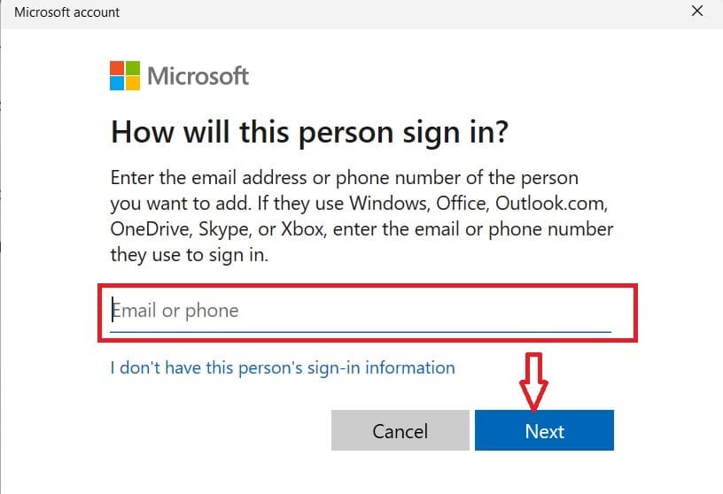 Adding Multiple Local Accounts with Microsoft Email in Windows 11 Using Control Panel