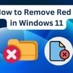 Remove Red X on Files in Windows 11 or 10