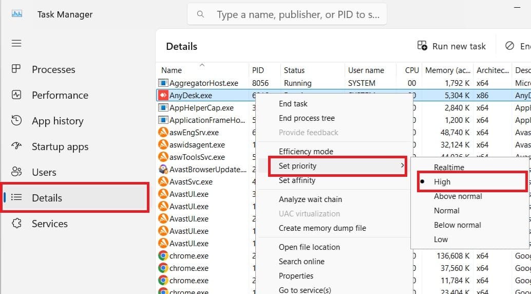 How to Set App Priority Using Task Manager