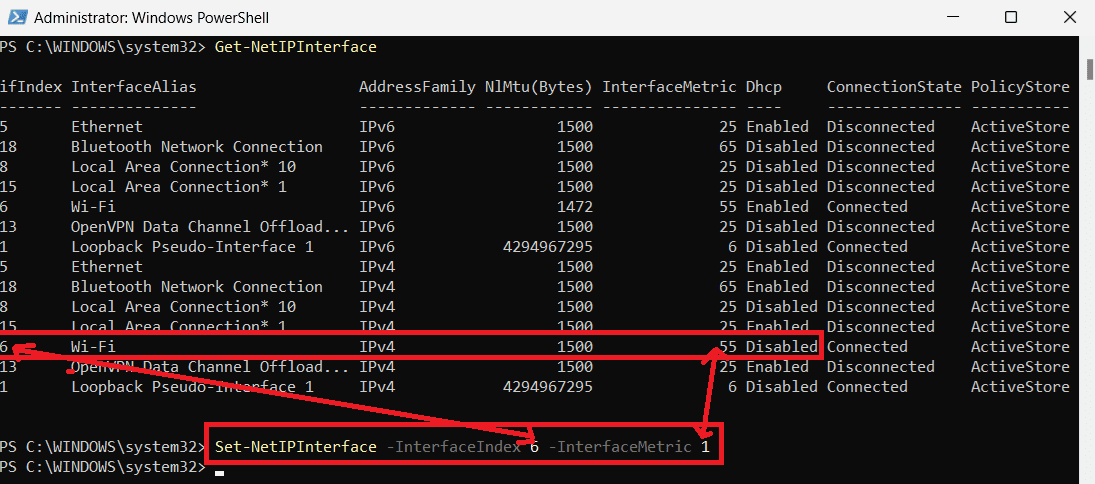 How to Set Internet Priority Using PowerShell