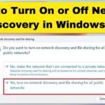 Turn On or Off Network Discovery in Windows 11