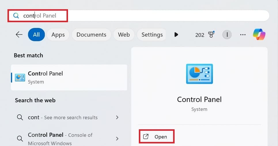 Control Panel