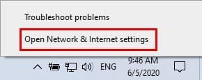 How to Open Network & Internet settings in Windows