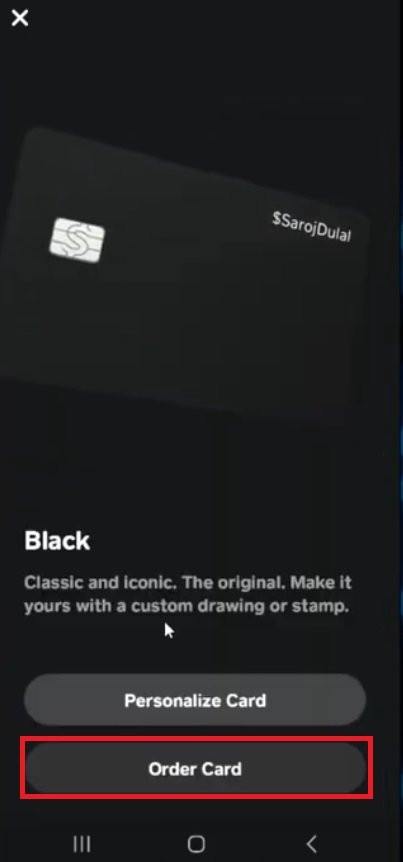 Order A New Cash App Card
