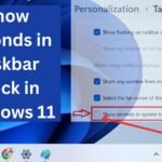 Show Seconds in Taskbar Clock in Windows 11