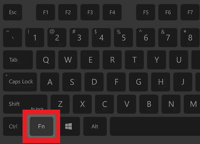 Turn on the Keyboard Light in Windows 11 Using Fn (Function key)