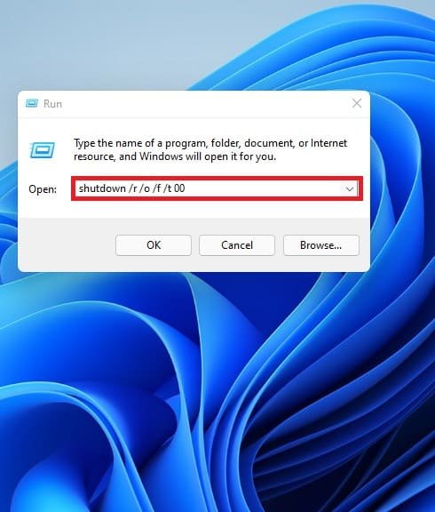 How to shutdown using Run Command in windows 11