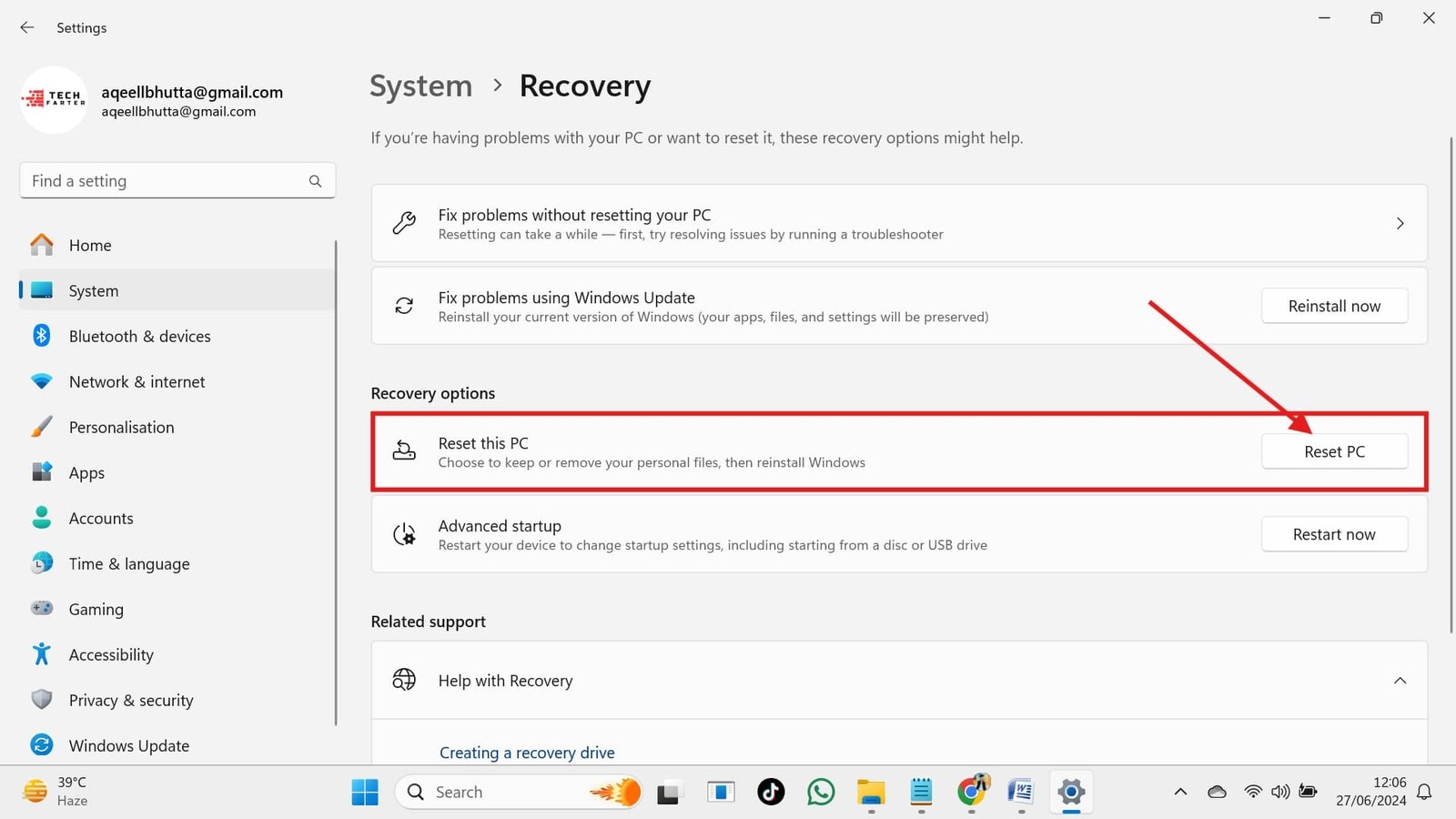 windows 11 reset this PC windows 11 reset this PC