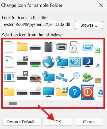 Change Icons for Folder in Windows 11/10/8.1