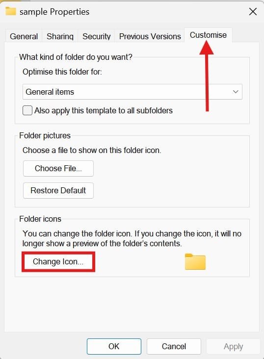 Customize Folder Icons on Windows 11