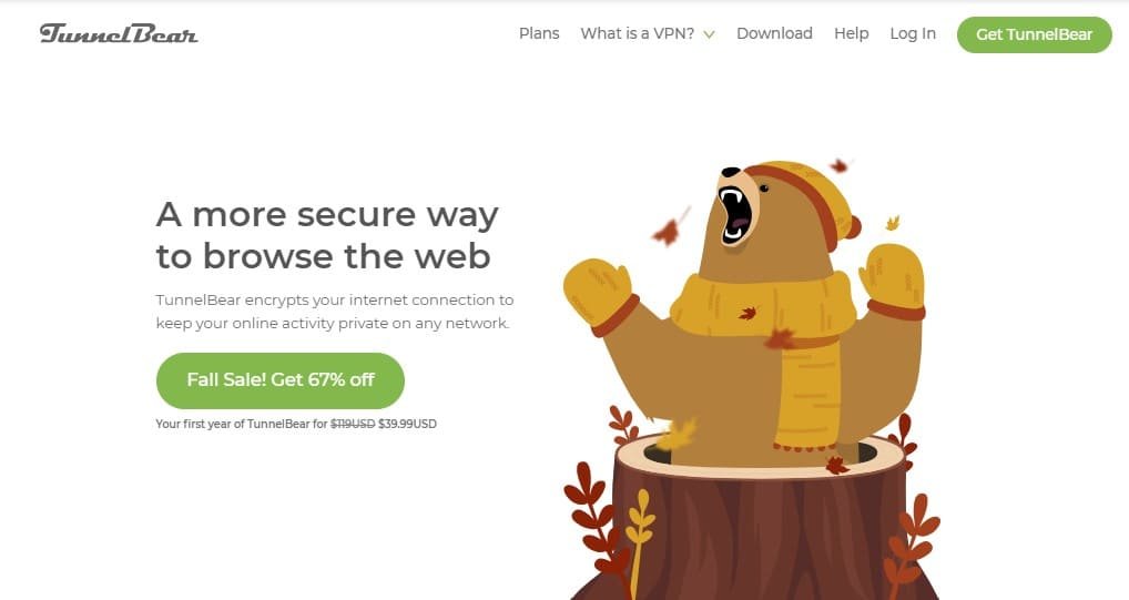TunnelBear: Top free VPNs to access JioCinema in 2025