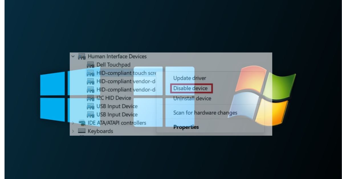 How to Disable or Turn off the Touch Screen on Windows 11108.1