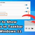 How to Show Seconds in Taskbar Clock