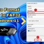 Format a USB to FAT32 in Windows 11
