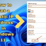 Set a Static IP Address in Windows 11